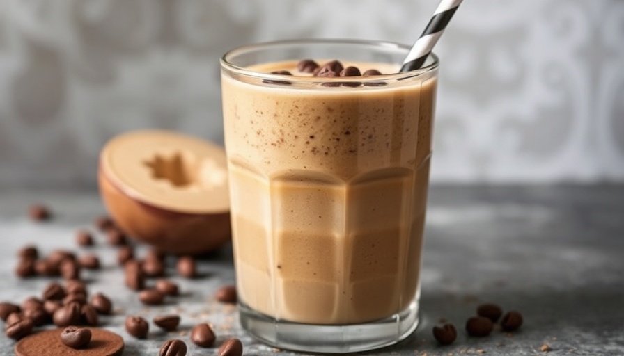 Is it possible to make a nutritious smoothie that tastes like frozen coffee?