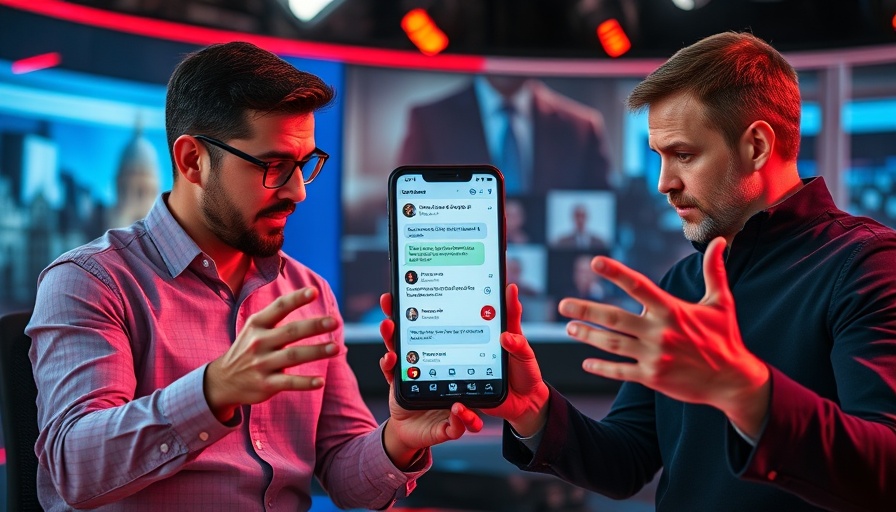 Discussion on Trump's Group Chat Leak on Yemen, two men in a news analysis.