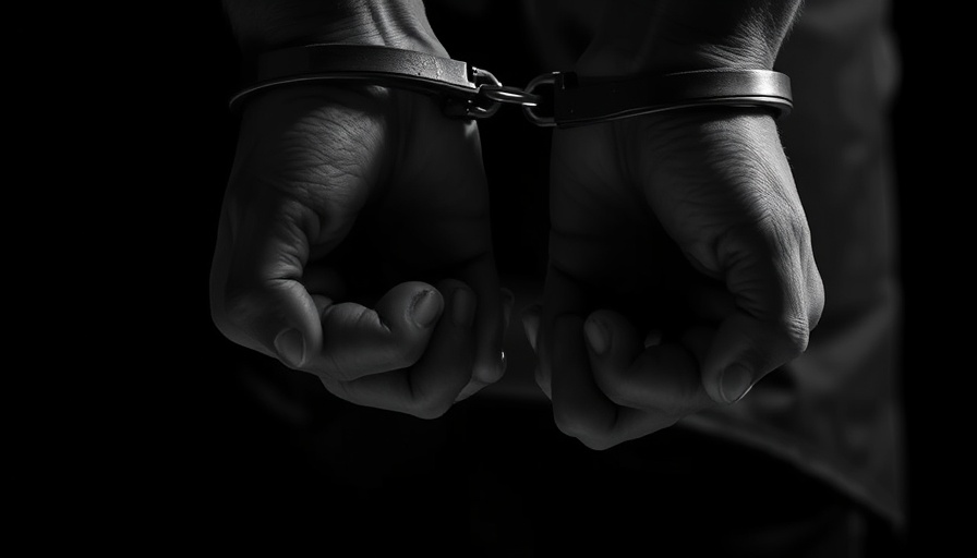 Symbolic image of handcuffs representing Christian faith and immigration justice.