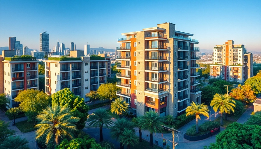 Spring Statement housing market impact, modern cityscape and residential buildings.