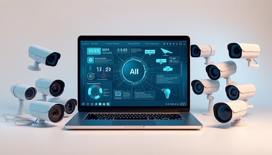 AI security solutions interface with surveillance cameras.