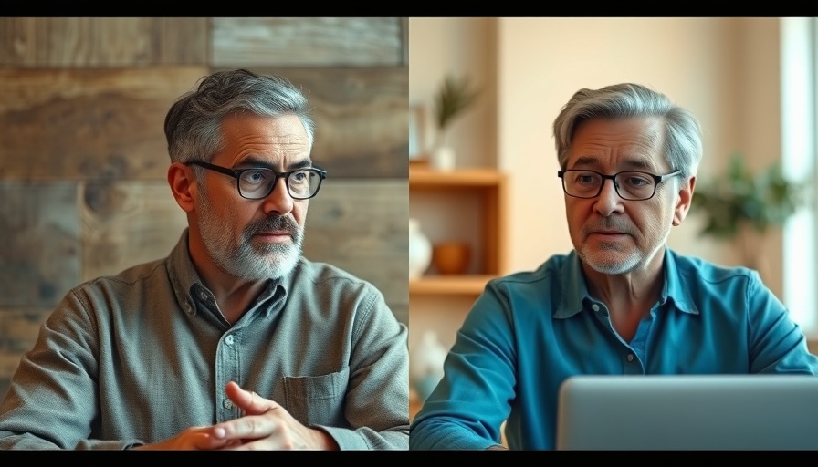 Middle-aged man and woman discussing Renters’ Rights Bill implications for landlords.