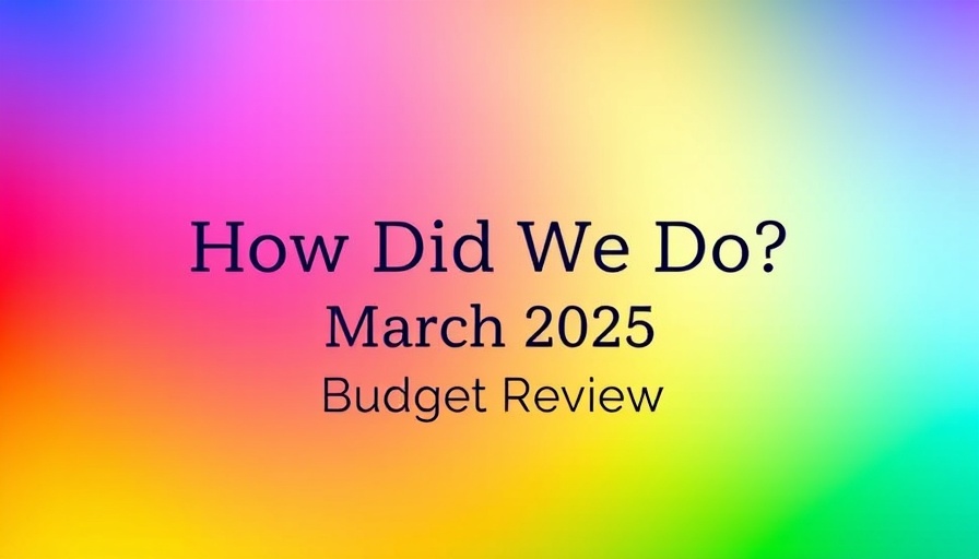 Colorful budget review graphic for Zero-Based Budgeting for Families.