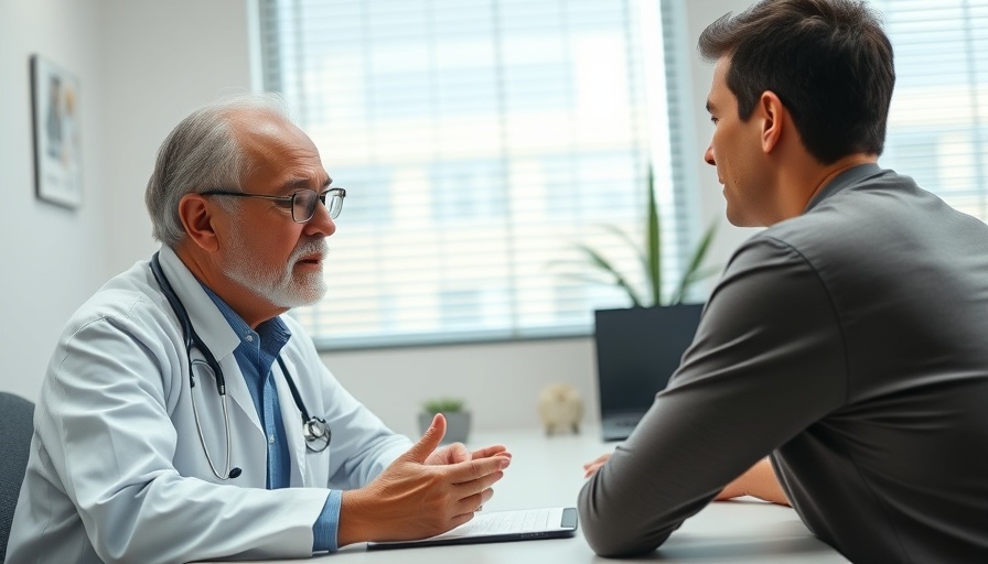 Elderly doctor discussing with patient, New GP sought for Canonbie Surgery.