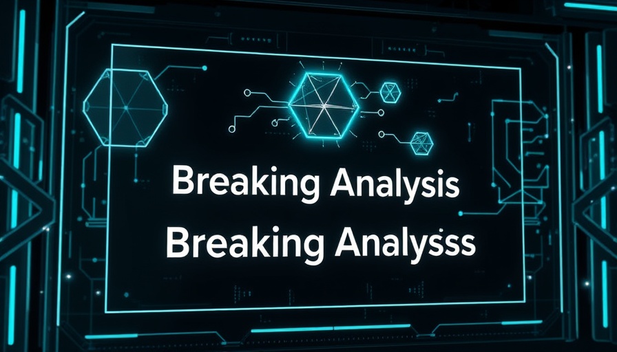 Futuristic interface highlighting AI trends in tech industry.