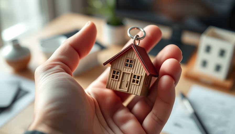 UK estate agency regulations concept with house keychain.