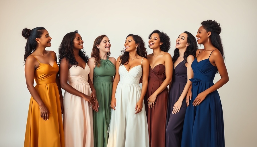 CaaStle fashion models in elegant dresses, studio backdrop.