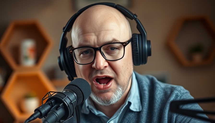 Podcast host discussing spiritual identity and friendship.