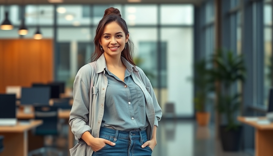 Young woman in an office environment, discussing pension taxes.