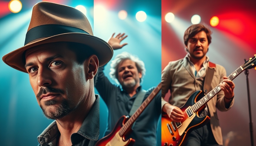 Faith in the entertainment industry: impactful scene with musicians.