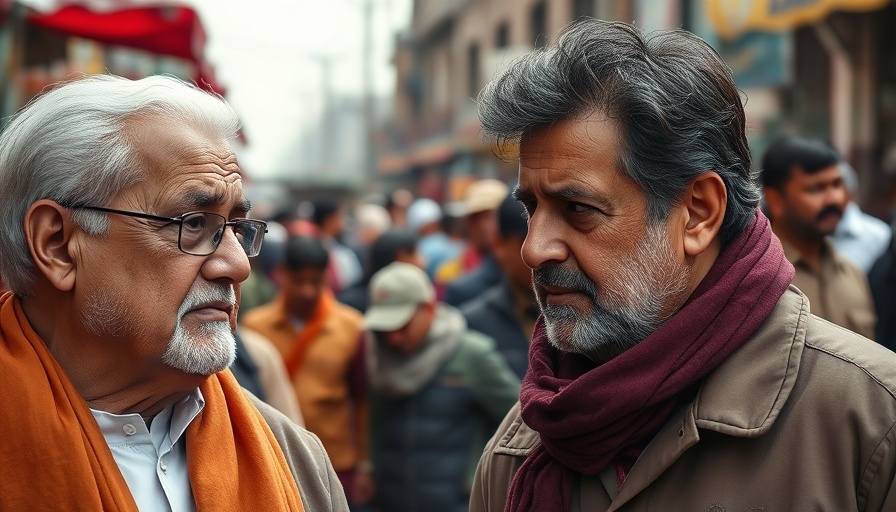Leaders discuss strategic issues amid crowd, humanitarian setting