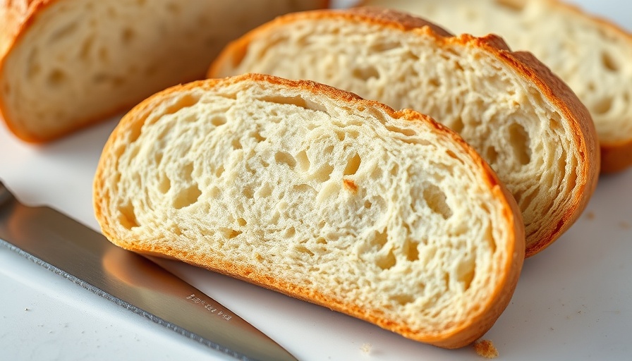 Sliced Easy Milk and Honey Sourdough Bread on countertop.