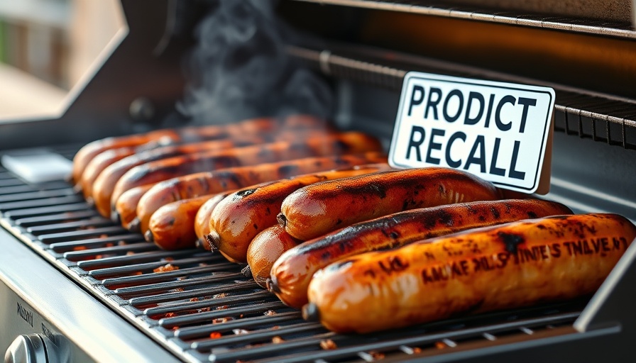 Johnsonville bratwurst recall alert on grilled sausages.