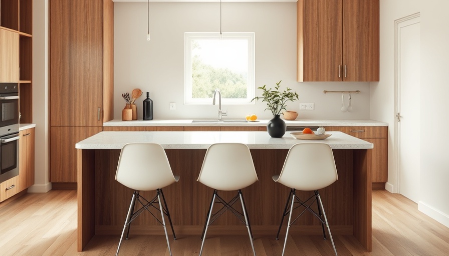 Modern kitchen in a functional family home renovation