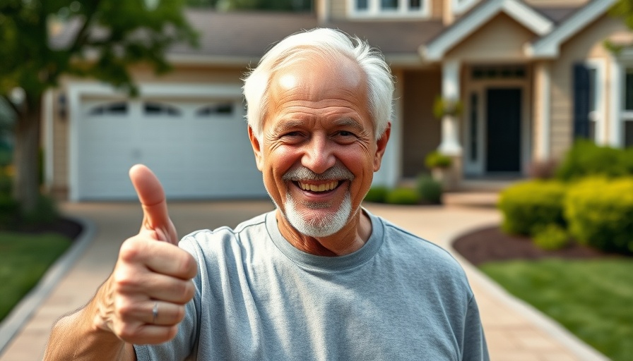 Smiling man endorses Crina M Property solutions for home selling.