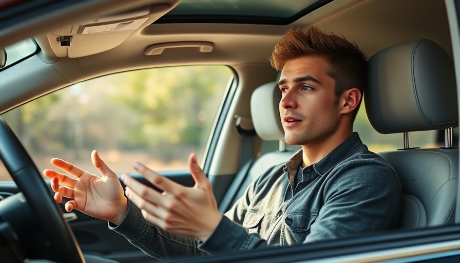 Man sharing advice on how to respond when someone talks down to you inside a car.