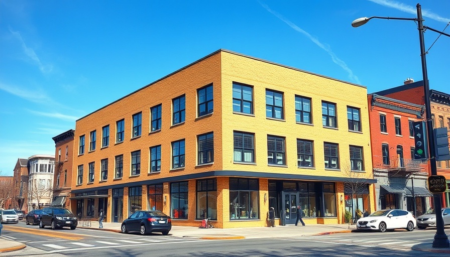 Contemporary student accommodation building in sunny Bristol