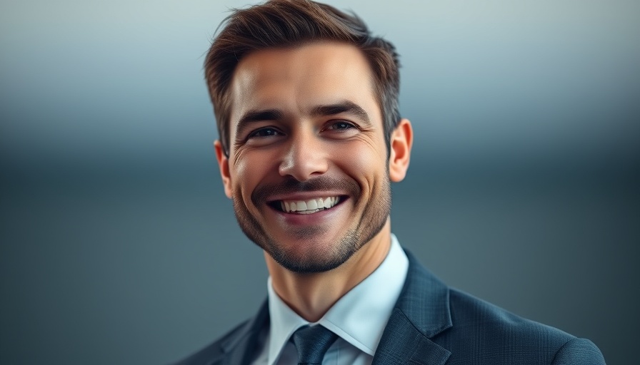 Businessman's formal headshot for £24m loan West Midlands.
