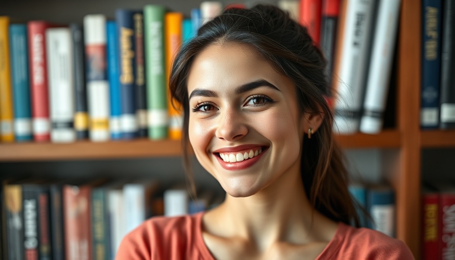 Cheerful woman with a colorful background promoting Lifetime ISAs for 2025 video.