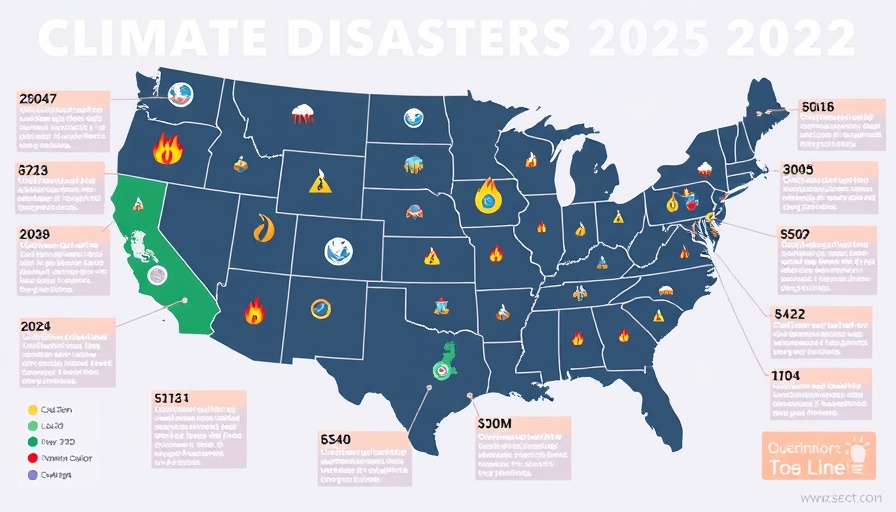 US Climate Program Funding: 2022 Weather Disaster Map