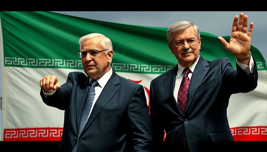 Composite image of political figures in Iran nuclear negotiations context