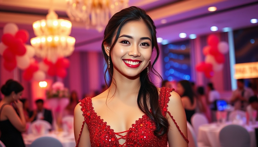 Majesticare Star Awards 2024 event atmosphere with smiling attendee.