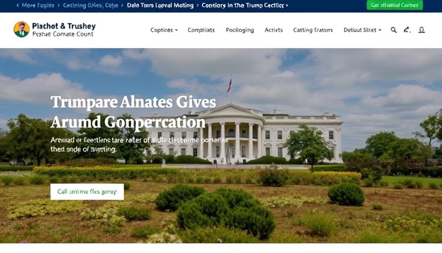 Green groups sue Trump administration over climate webpage removals