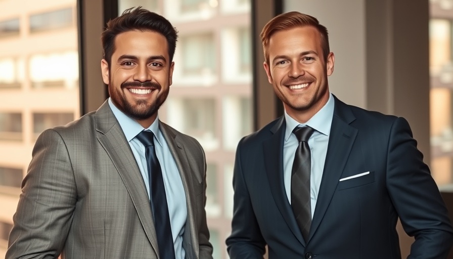Dexters Acquires Independent Estate Agency: Two executives smiling in an office.