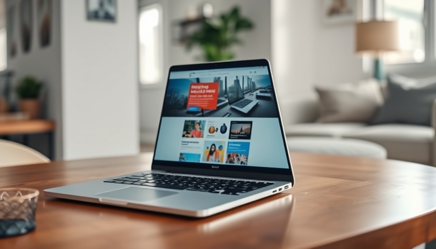 Modern Chromebook 2025 with tech site displayed.