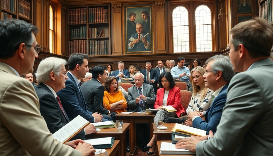 UK political leaders engaging in discussion, political leadership in the UK