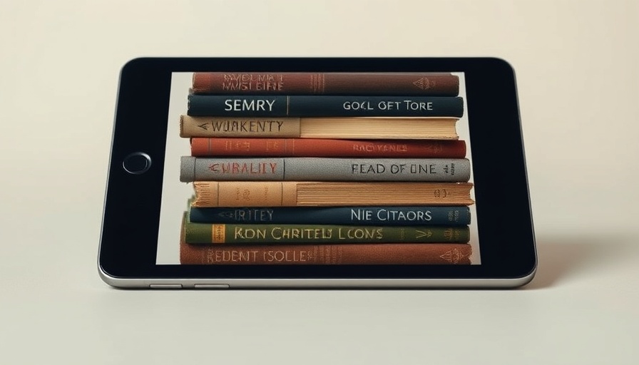 Digital Christian Publishing in China: Books on e-reader screen.