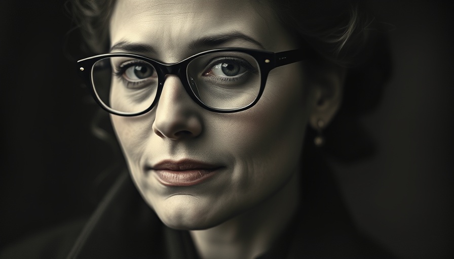 Christian heroine of the Holocaust, vintage black and white portrait.