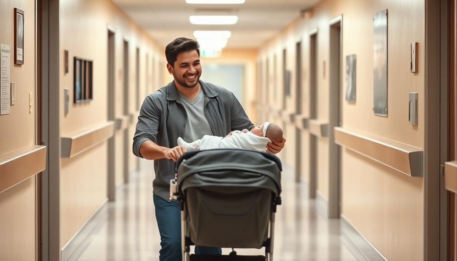 Parent joyfully leaves hospital with baby, highlighting why every life matters.