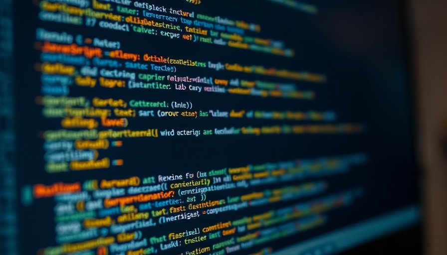 Computer screen showing JavaScript code for open-source security funding Chainguard.