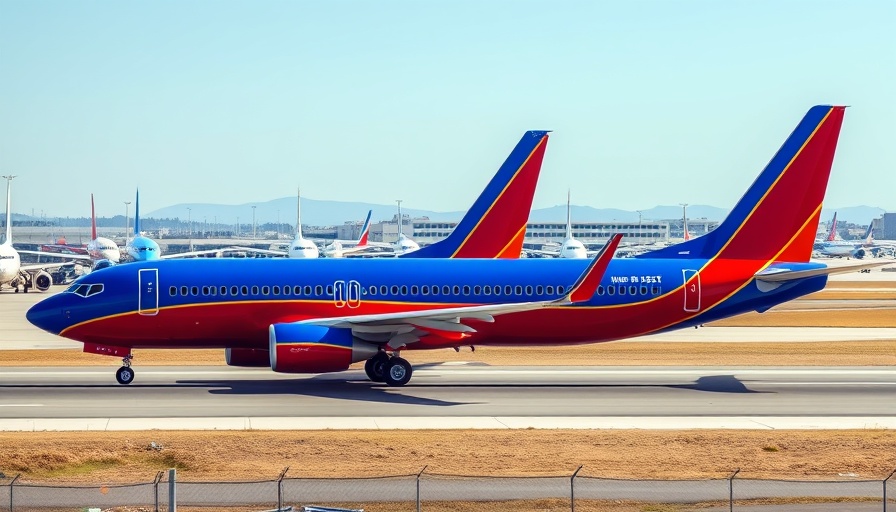 Southwest Airlines planes on runway amid flight cuts