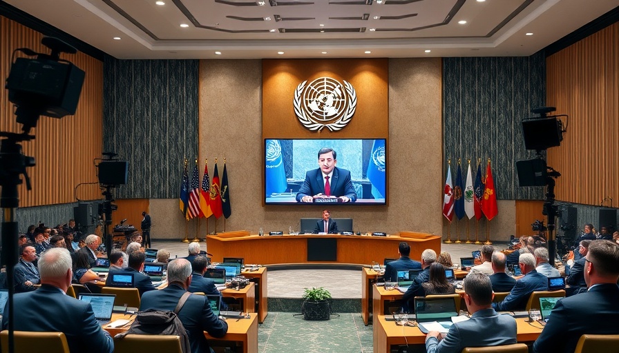 UN meeting discusses clean energy future, televised speech.
