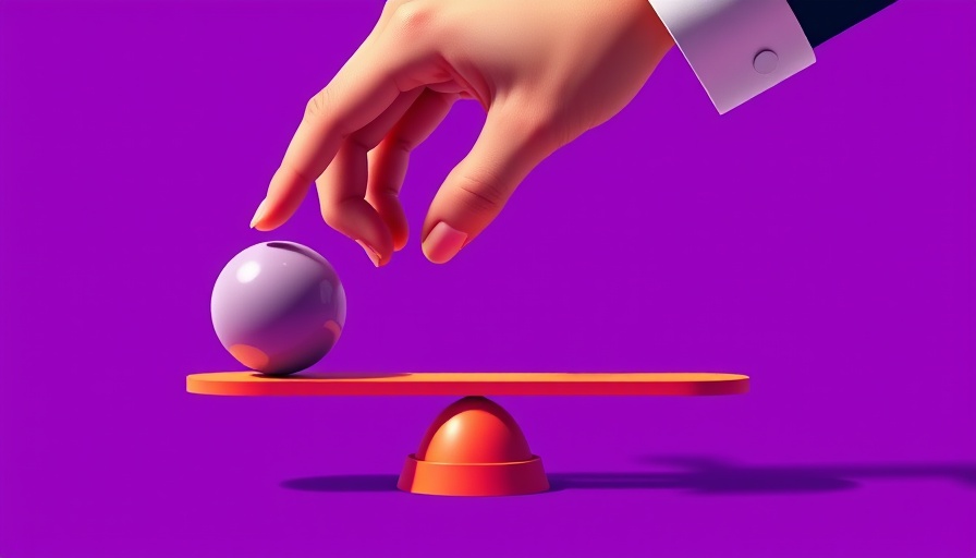 Conceptual art of imbalance with hand tipping scale, defining cheating in age of AI.
