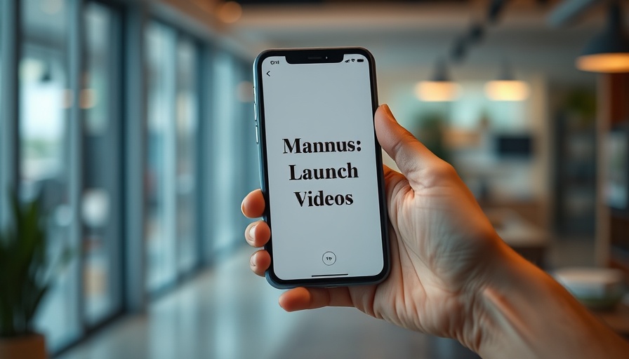 Close-up view of smartphone screen with Manus AI launch script, displaying technology development details.