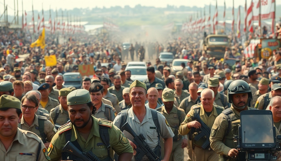 Crowd during Hamas Hostage Deal Negotiations, vibrant gathering.
