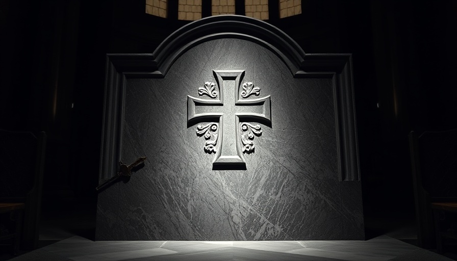 Pope Francis funeral legacy solemn tombstone with cross.