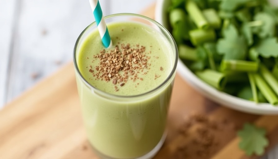 Matcha and Spinach Smoothie