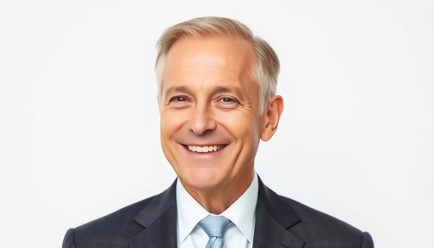 Smiling older man in a suit, related to Patrick Gardner estate agency Surrey.