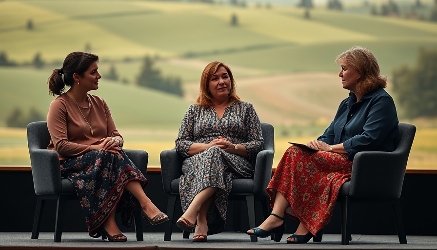 Women discussing 'How to Study the Bible' on stage, panel talk.