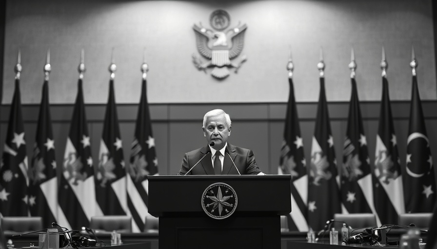 Trump Cabinet Meeting Highlights with a speaker at podium.