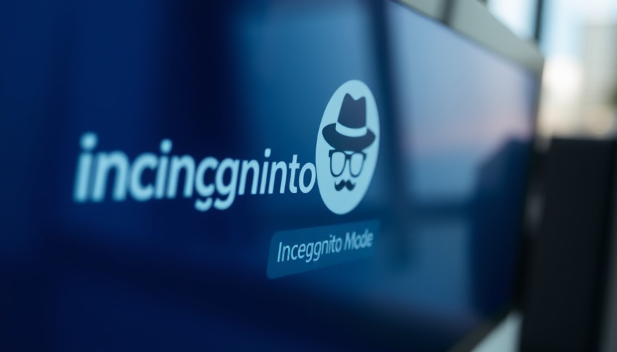 Close-up of Incognito Mode screen interface showing private browsing icon.