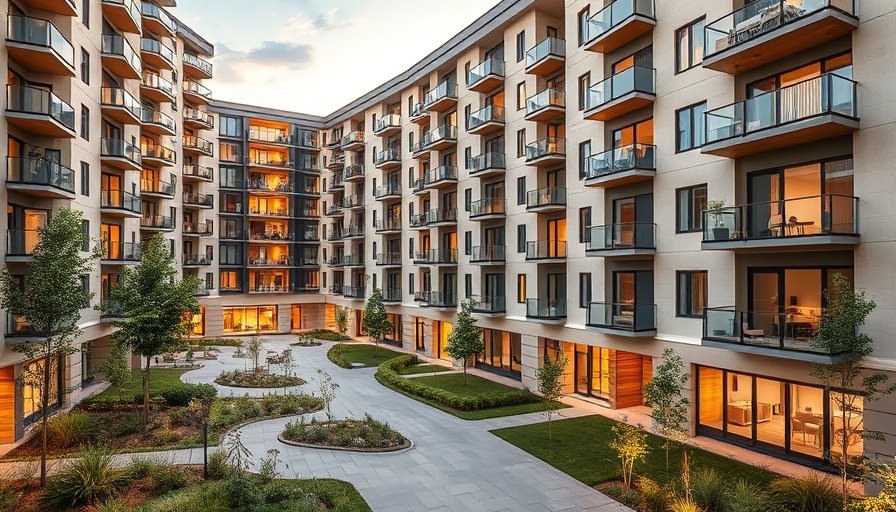 Modern shared ownership apartments in Clapham Park.