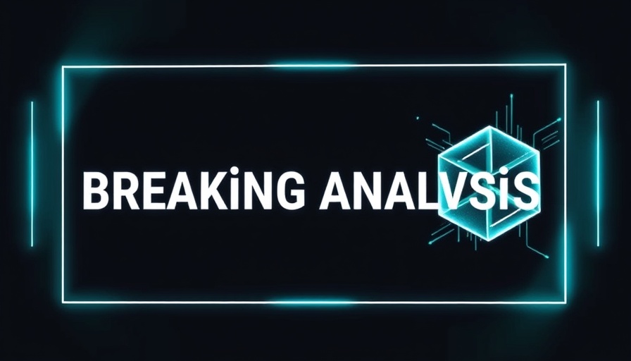 Dark presentation slide with 'Breaking Analysis' text and cube graphics, AI trends and strategies.