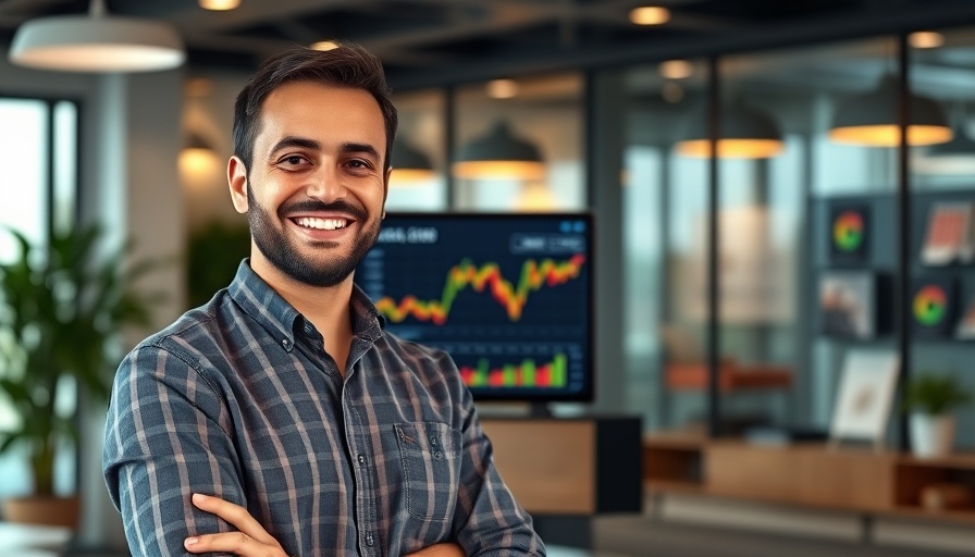 Bitcoin Outperforms Stocks presentation in modern office