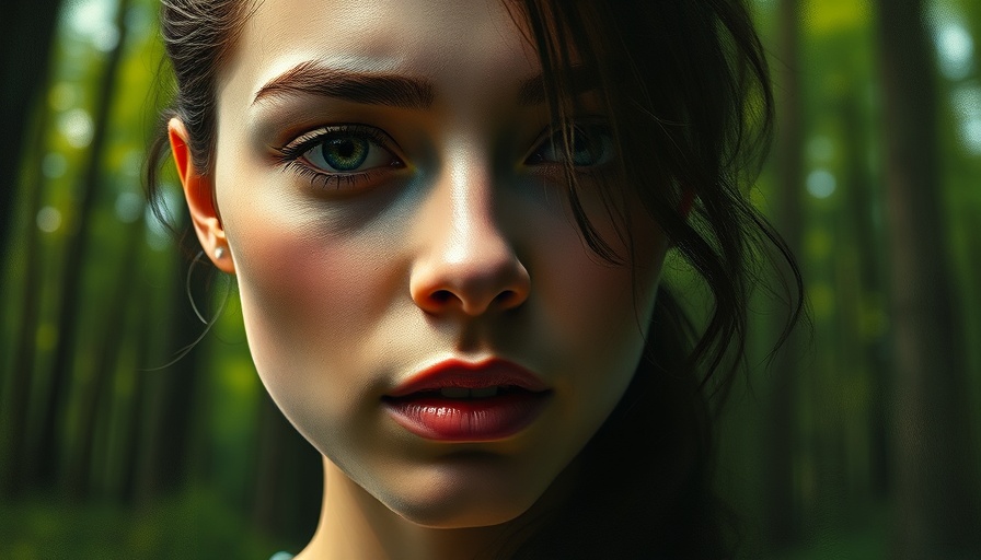 Emotive abstract portrait symbolizing Congo rape victims support.