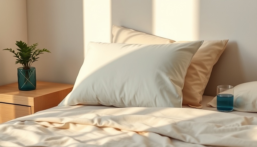 IKEA multi-position pillow on bed with cozy neutral decor.